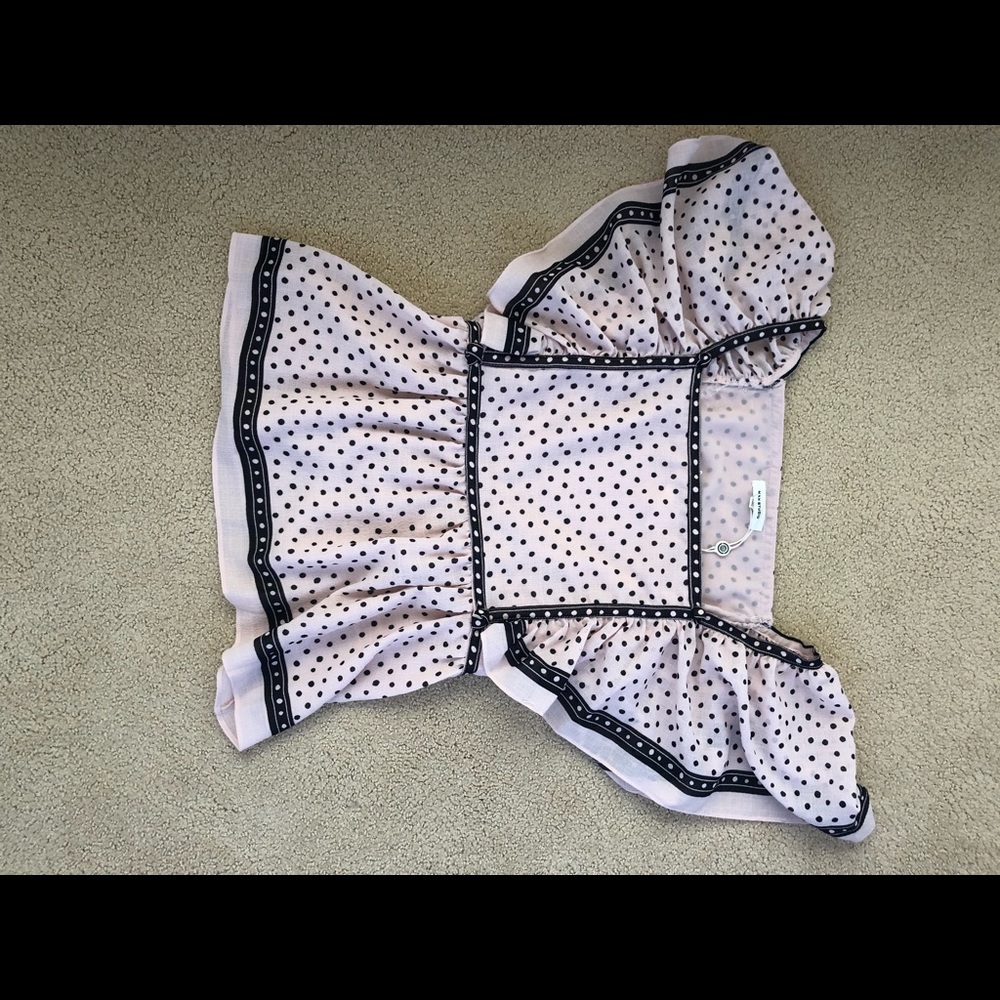 Max studio light blouse business cute casual